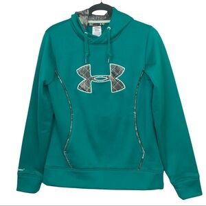 Under Armour Storm 1 Green Hoodie Pullover Sweater